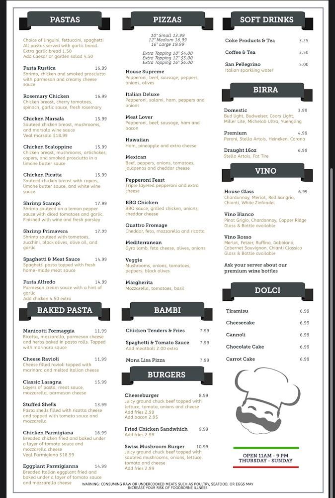 Little Italy Pizzeria Menu image 4